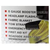 Deluxe Safety Kit Black - Justin Case: Auto Emergency Preparedness with Jumper Cables & Camping Essentials
