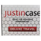 Deluxe Safety Kit Black - Justin Case: Auto Emergency Preparedness with Jumper Cables & Camping Essentials