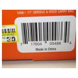 Blackstone 17" Griddle Carry Bag Cover - Black: Weather-Resistant Polyester, Zipper & Handles