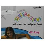 BigMouth x Squishmallows Original Winston the Owl Giant Pool Float