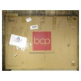 Best Choice Products 38x27in Single Panel Fireplace Screen Handcrafted Steel Mesh Spark Guard w/ Handles