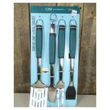 Charbroil 4pc Comfort Grip Tool Heat-Resistant Grill Cookware Set