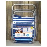 Ocean Zero Sun Block Chair Blue White light Blue Stripe