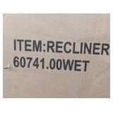 Mervynn Wheat Fabric Standard (No Motion) Recliner with Tufted Cushions