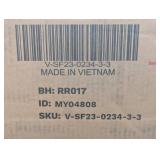 LACOO 118 in. Chenille Flared Arm L-Shaped Deluxe Pillow-Styled Modular Sectional Sofa in Amethyst with Ottoman