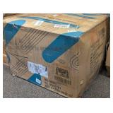 Gray Leather Power Lift Standard (No Motion) Recliner with Power Lift