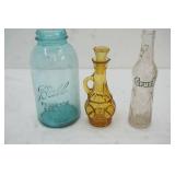 Vintage Wooden Toy Blocks and 1 large dice