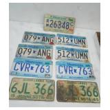 Vintage Minnesota License Plates