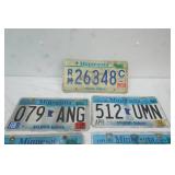 Vintage Minnesota License Plates
