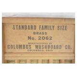 Vintage Maid-Rite Washboard. Columbus Washboard Co.