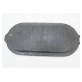 Vintage Oval Cast Iron Skillet. 9.5"x20"