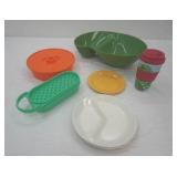 Tortilla Warmer, Chip & Dip Bowl, Tupperware Grater