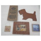 Western-Style Picture Frame-Leather Floral, and other wall decor