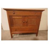 Antique Oak Sideboard Or Buffet. 44"Wx17.5"Dx40"H