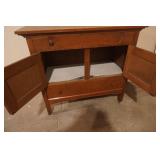 Antique Oak Sideboard Or Buffet. 44"Wx17.5"Dx40"H