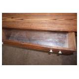 Vintage/Antique Wooden 2-Drawer Chest. 40"Wx 19"Dx 22"H