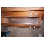 Vintage/Antique Wooden 2-Drawer Chest. 40"Wx 19"Dx 22"H