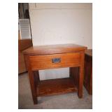 Wooden Side Table/Night Stand 27"x18.5"x 27"
