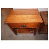 Wooden Side Table/Night Stand 27"x18.5"x 27"