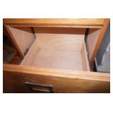 2-Drawer Wooden File Cabinet 16"x 17"x 28"
