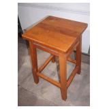 14"x14"x24" Wooden Stool