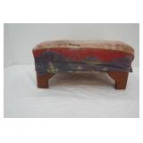 Vintage Padded Foot Stool 19"x15"x9"