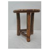 Handmade Rustic Wooden Side Table 15"x 17"