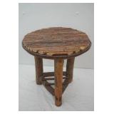 Handmade Rustic Wooden Side Table 15"x 17"