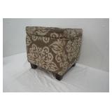 Padded Storage Cube/Foot Stool w/Storage 17"x 18"