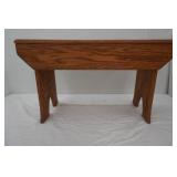 Wooden Bench 31"x12"x18"