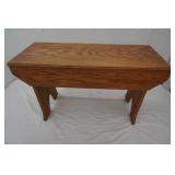 Wooden Bench 31"x12"x18"