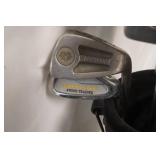 Nike Golf Cart Bag and Set of Various Golf Clubs