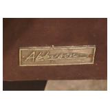 Abbyson brand brown faux? leather push-back recliner