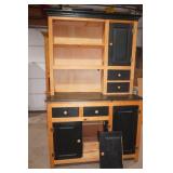 Wooden 2-Piece Hutch Cabinet 48"x 22"x 78"