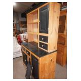 Wooden 2-Piece Hutch Cabinet 48"x 22"x 78"
