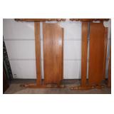 Wooden Bed Frame and Slat Boards. (full size)