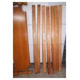 Wooden Bed Frame and Slat Boards. (full size)