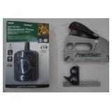 Heavy-Duty Stapler, Light Sensing Countdown Timer, Small Square w/Level