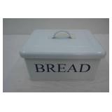 Vintage metal bread box