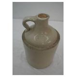 Salt Glazed stoneware jug 11" tall