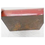 Vintage Metal Bread box,16" x11" x8"