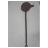 Antique Cast iron smelting ladle,24"