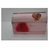 Vintage Foil, wax paper ,towel holder , metal,12" x8" x5"