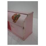 Vintage Foil, wax paper ,towel holder , metal,12" x8" x5"