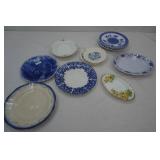 Group Of Decorative floral plates
