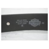 Harley Davidson Leather belt , 36"