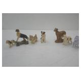 Dog Statues, serval breeds