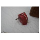 Campfire sign , lake sign , retractable clothesline, Straw basket / purse