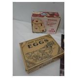 Vintage Chicken Art Print, Vintage Poster, Vintage Ice Cream Box, Vintage Egg Box