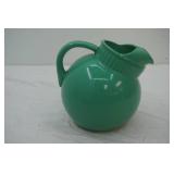 Vintage Green, Glass Ball Pitcher